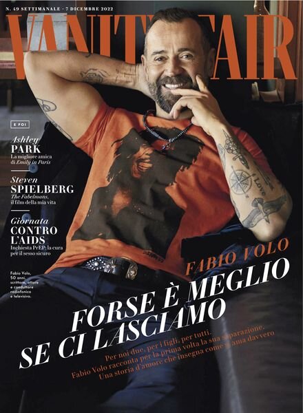 Vanity Fair Italia – 30 novembre 2022 Cover