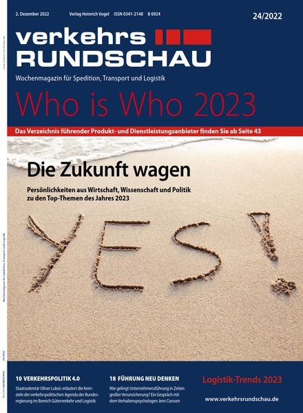 VerkehrsRundschau – Dezember 2022 Cover