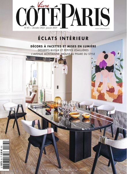 Vivre Cote Paris – decembre 2022 Cover