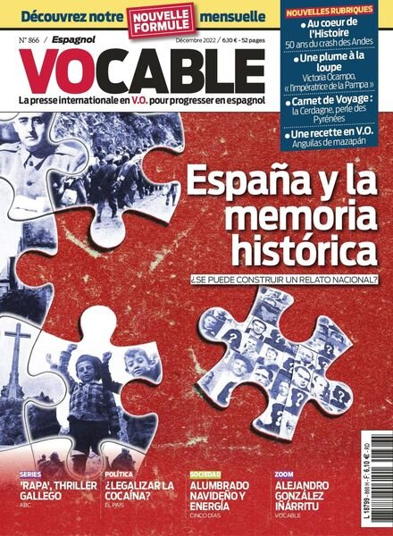Vocable Espagnol – 02 decembre 2022 Cover