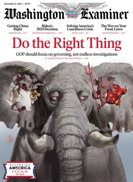Washington Examiner – December 2022 Cover