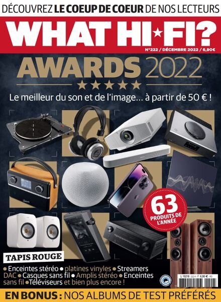 What Hifi France – decembre 2022 Cover