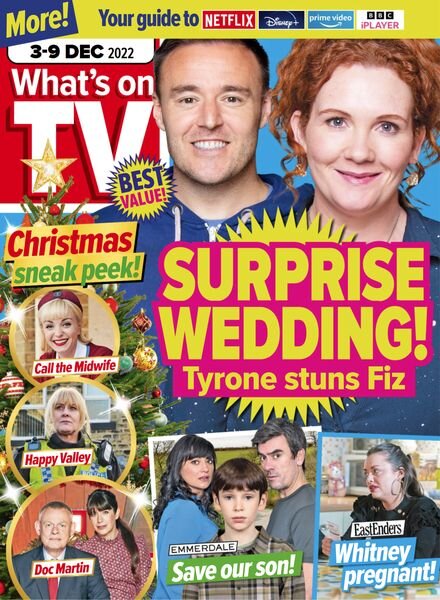 What’s on TV – 03 December 2022 Cover