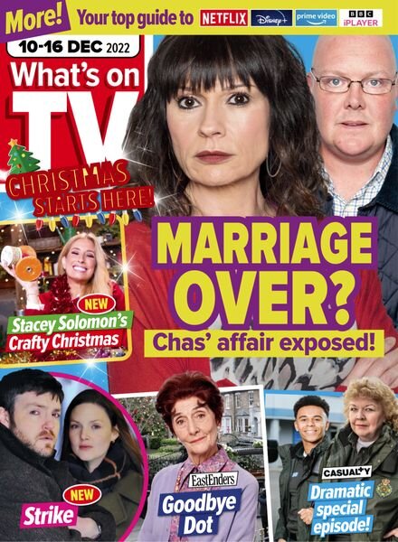 What’s on TV – 10 December 2022 Cover