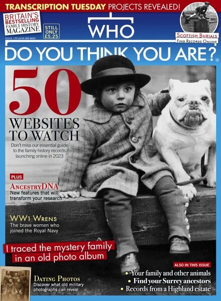 Who Do You Think You Are – January 2023 Cover