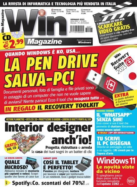 Win Magazine – Gennaio 2023 Cover