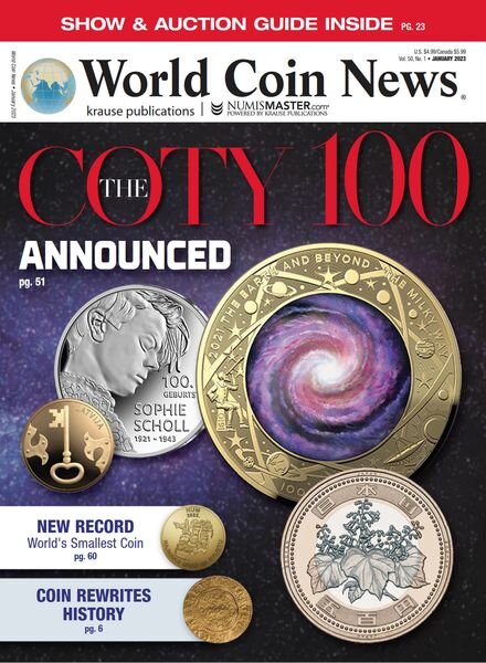 World Coin News – January 2023 Cover