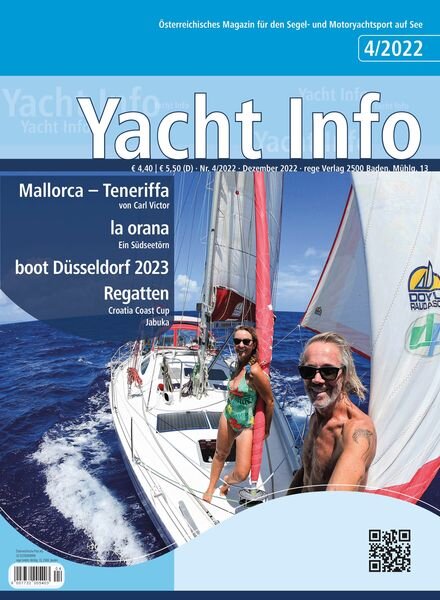 Yacht Info – Dezember 2022 Cover