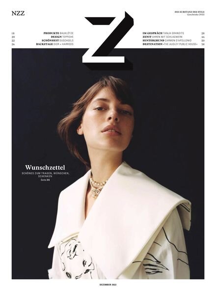 Z die Substanz des Stils – Dezember 2022 Cover