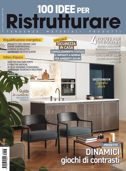 100 Idee per Ristrutturare – gennaio 2023 Cover
