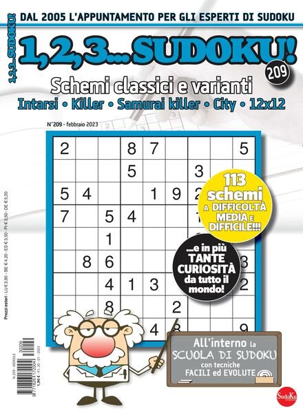 123 Sudoku – febbraio 2023 Cover
