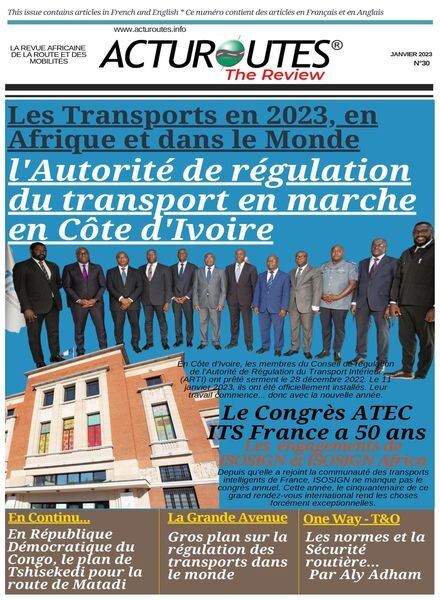 Acturoutes – janvier 2023 Cover