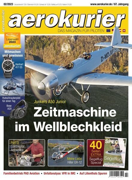 Aerokurier Germany – Februar 2023 Cover