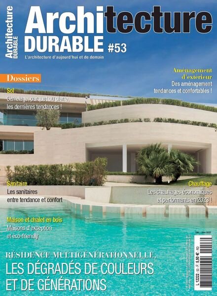 Architecture Durable – 01 janvier 2023 Cover