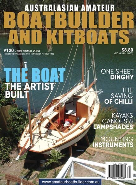 Australian Amateur Boat Builder – Issue 120 – January-March 2023 Cover