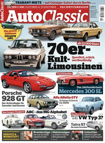 Auto Classic – Februar-Marz 2023 Cover