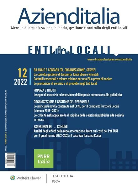 Azienditalia – Dicembre 2022 Cover