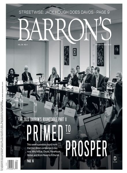 Barron’s – January 23 2023 Cover