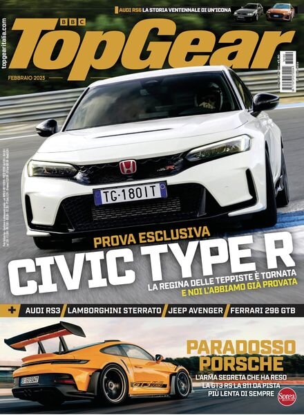 BBC Top Gear Italia – Febbraio 2023 Cover