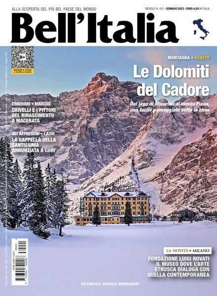 Bell’Italia – Gennaio 2023 Cover