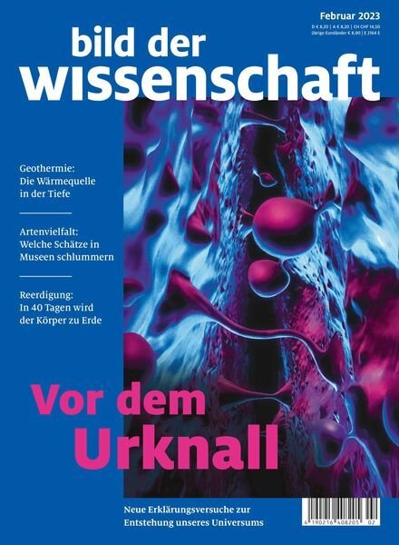 Bild der Wissenschaft – Februar 2023 Cover