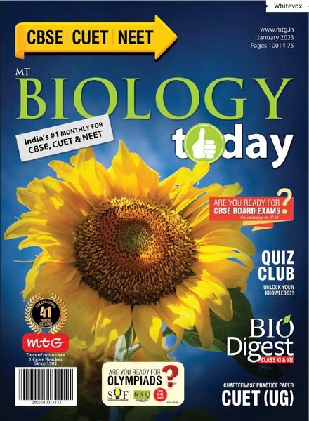 Biology Today – January 2023 Cover