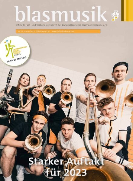 blasmusik – Januar 2023 Cover