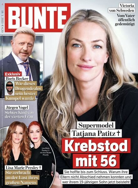 BUNTE – 19 Januar 2023 Cover