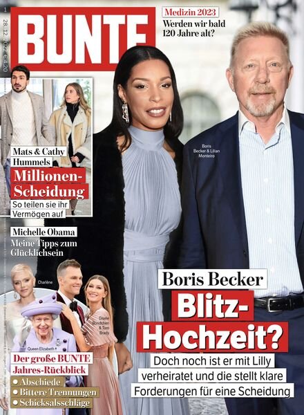 Bunte Magazin – 28 Dezember 2022 Cover