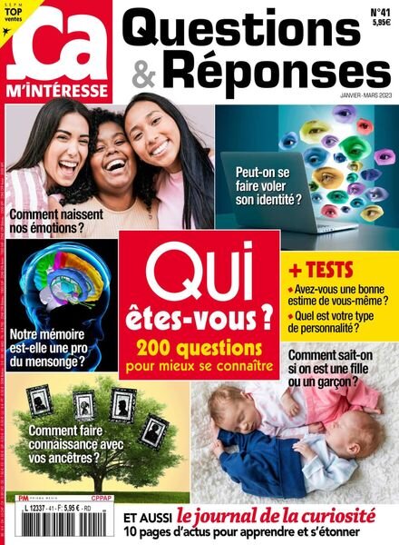 ca M’Interesse Questions & Reponses – Janvier-Mars 2023 Cover