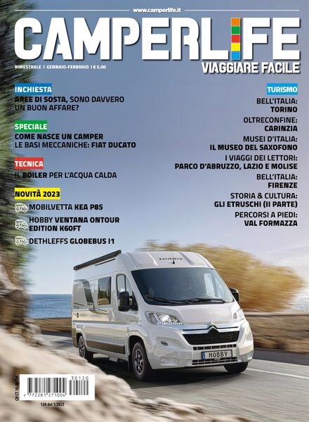Camper Life – Gennaio-Febbraio 2023 Cover