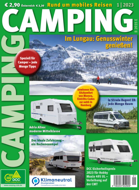 Camping Germany – Januar 2023 Cover