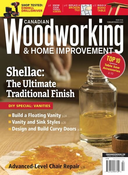Canadian Woodworking February-March 2023 Cover