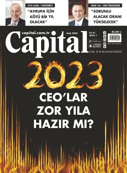 Capital Turkiye – 01 Ocak 2023 Cover