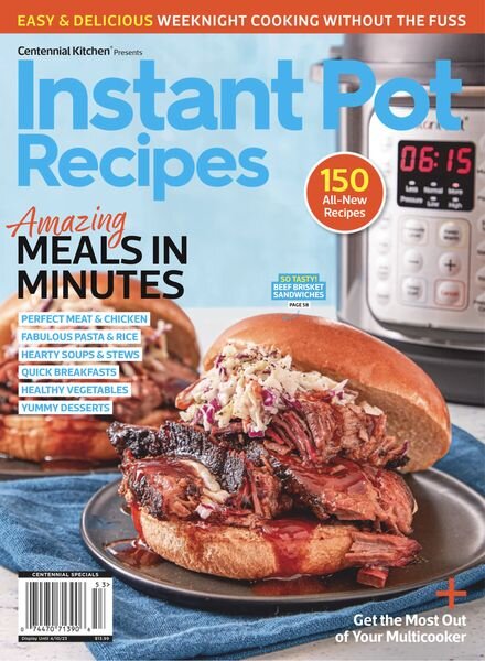 Centennial Kitchen Presents Instant Pot Recipes – January 2023 Cover