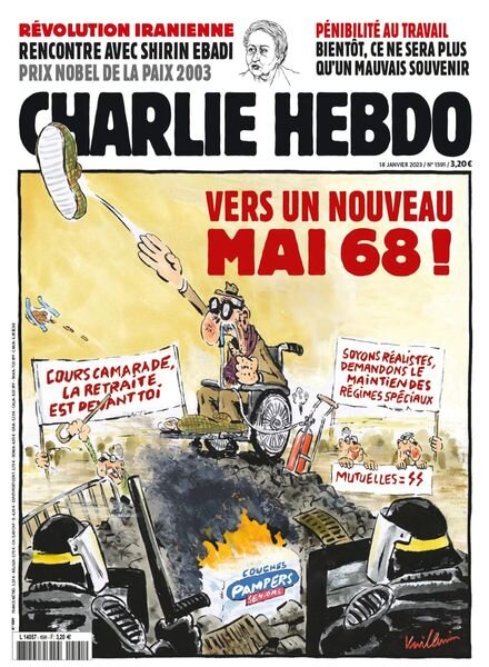 Charlie Hebdo – 18 Janvier 2023 Cover