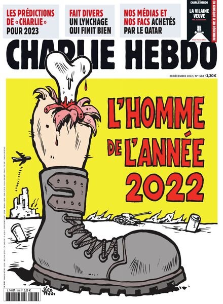 Charlie Hebdo – 28 Decembre 2022 Cover