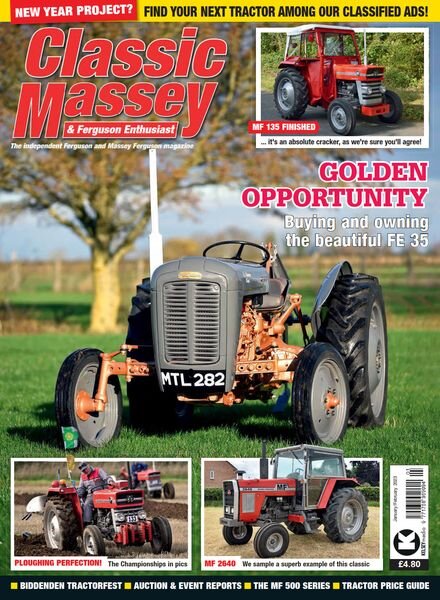 Classic Massey & Ferguson Enthusiast – January-February 2023 Cover