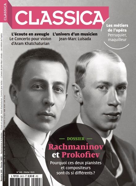 Classica – fevrier 2023 Cover