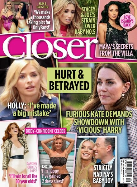 Closer UK – 18 January 2023 Cover