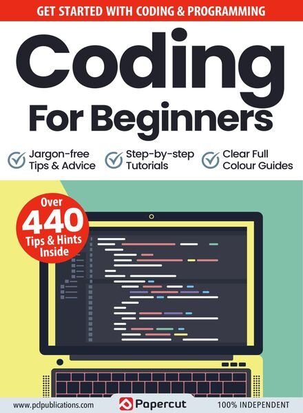 Coding For Beginners – January 2023 Cover
