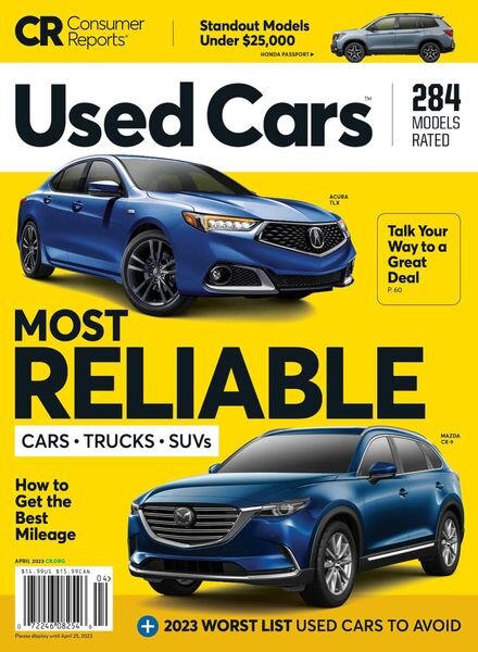 Consumer Reports Cars & Technology Guides – January 2023 Cover