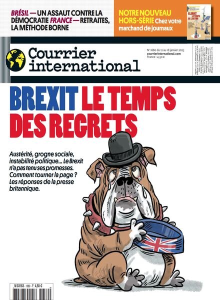 Courrier International – 12 Janvier 2023 Cover