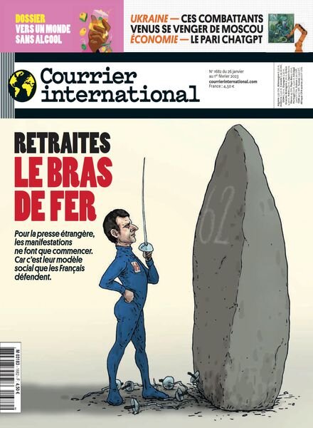 Courrier International – 26 Janvier 2023 Cover