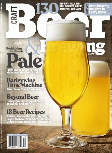 Craft Beer & Brewing – February 2023 Cover