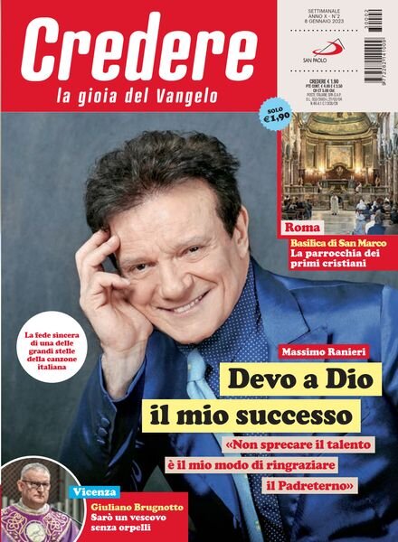 Credere – 8 Gennaio 2023 Cover