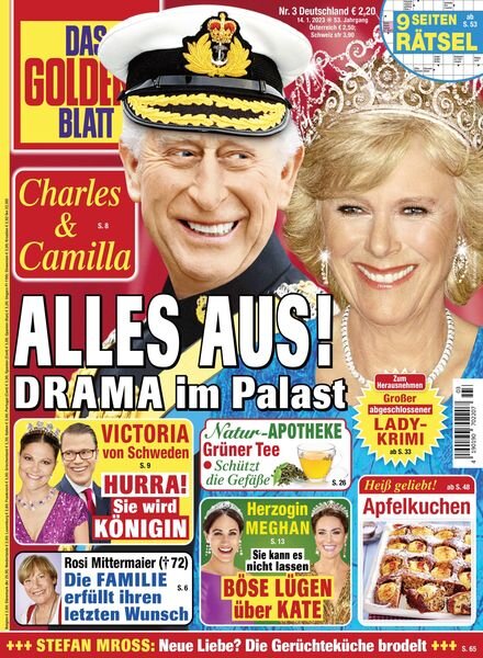 Das Goldene Blatt – 14 Januar 2023 Cover