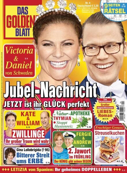 Das Goldene Blatt – 21 Januar 2023 Cover