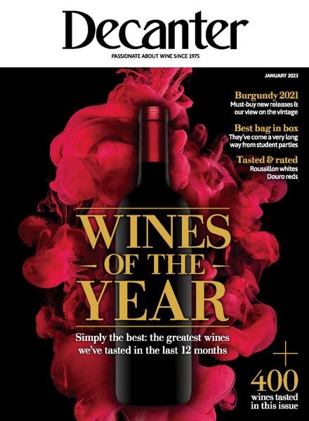 Decanter UK – January 2023 Cover
