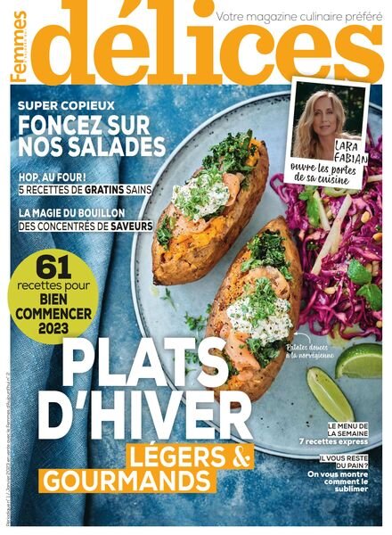 Delices de Femmes d’Aujourd’hui – Janvier 2023 Cover